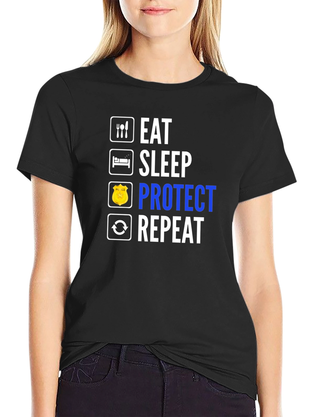 Eat Sleep Protect Repeat T-Shirt