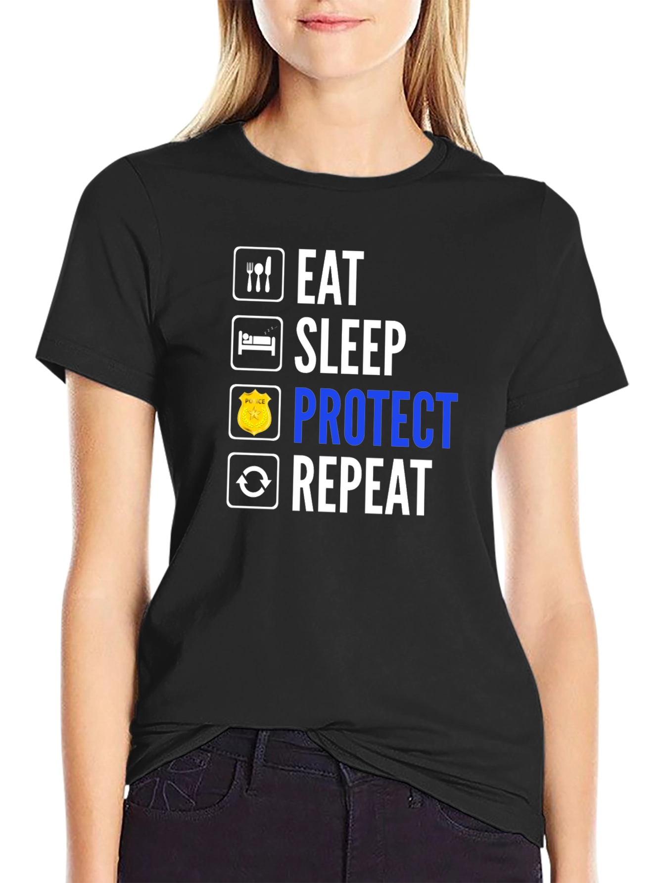 Eat Sleep Protect Repeat T-Shirt