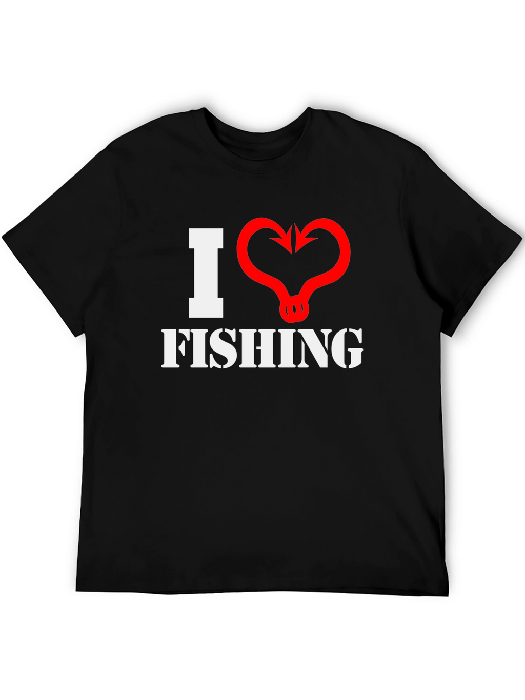 I Heart Fishing Graphic T-Shirt