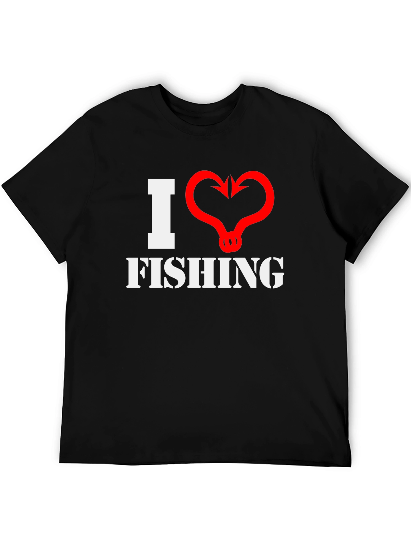 I Heart Fishing Graphic T-Shirt