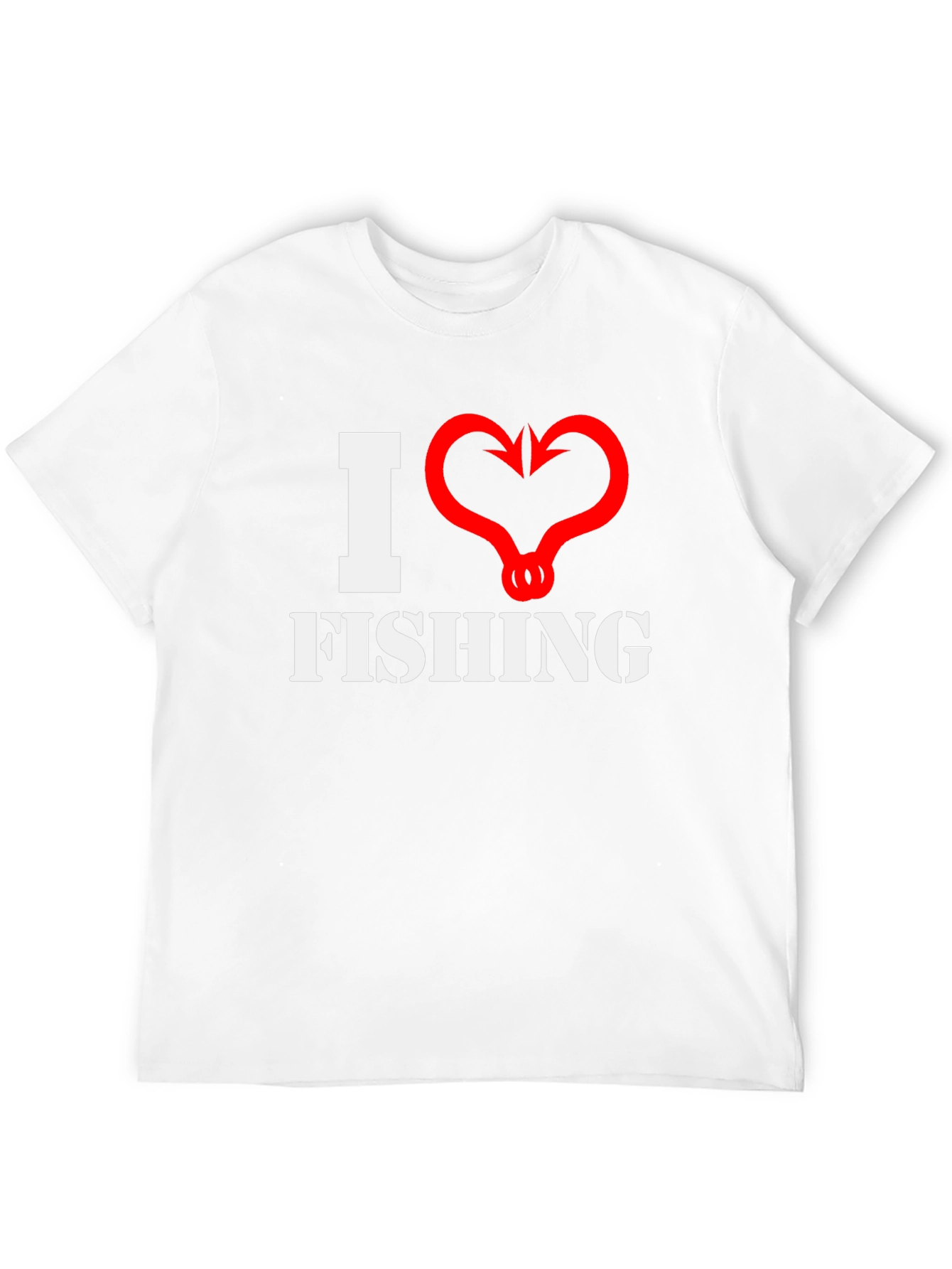 I Heart Fishing Graphic T-Shirt