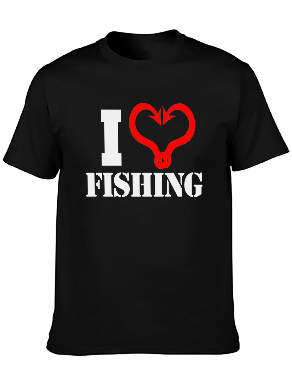 I Heart Fishing Graphic T-Shirt