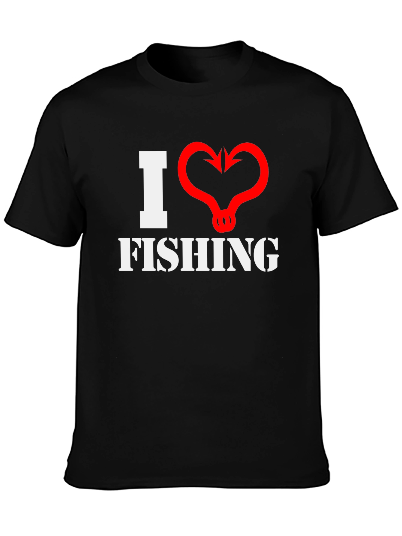I Heart Fishing Graphic T-Shirt