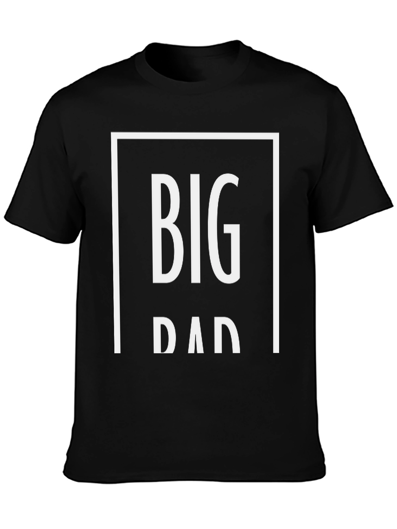 Big Dad Black Graphic T-Shirt
