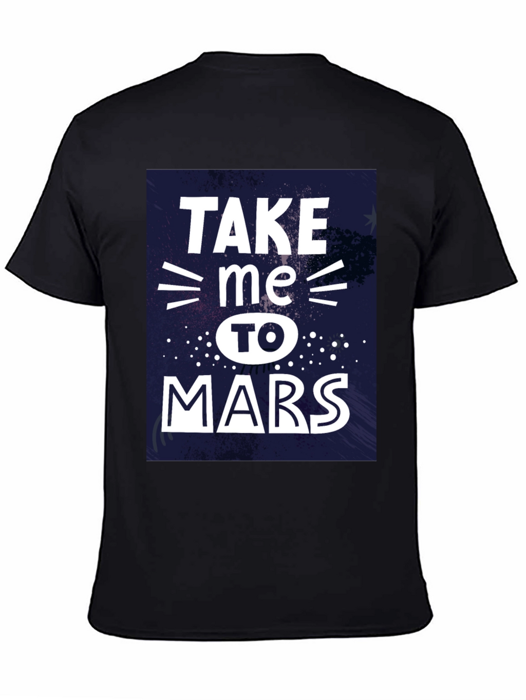 Take Me To Mars Graphic Tee - Black