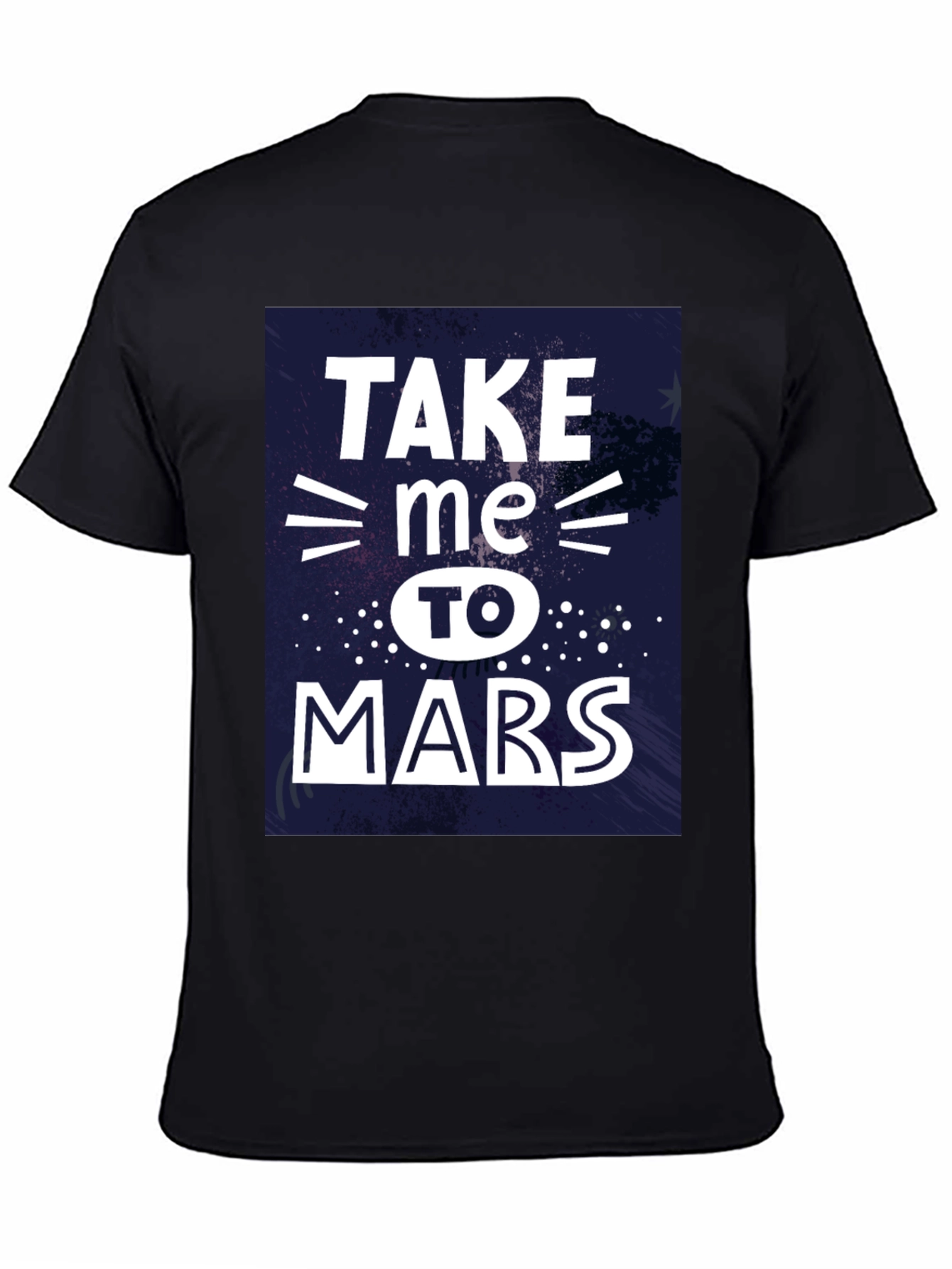 Take Me To Mars Graphic Tee - Black