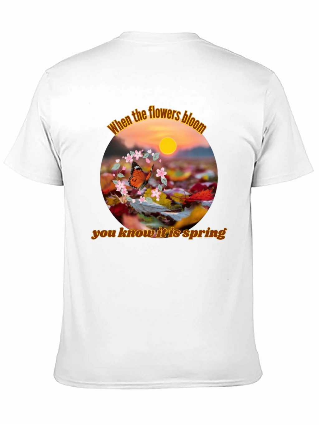 Spring Flowers Bloom Graphic T-Shirt