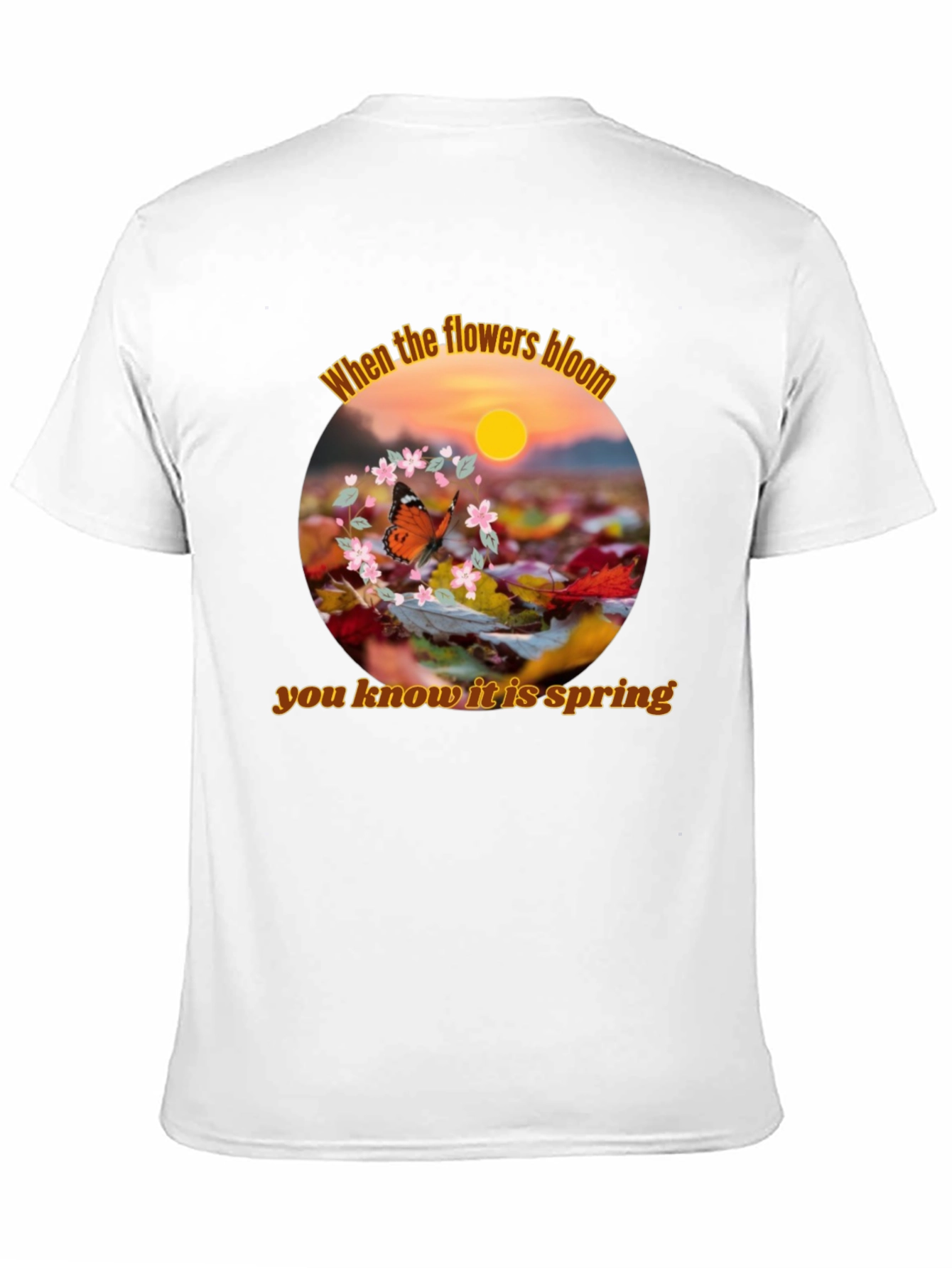 Spring Flowers Bloom Graphic T-Shirt