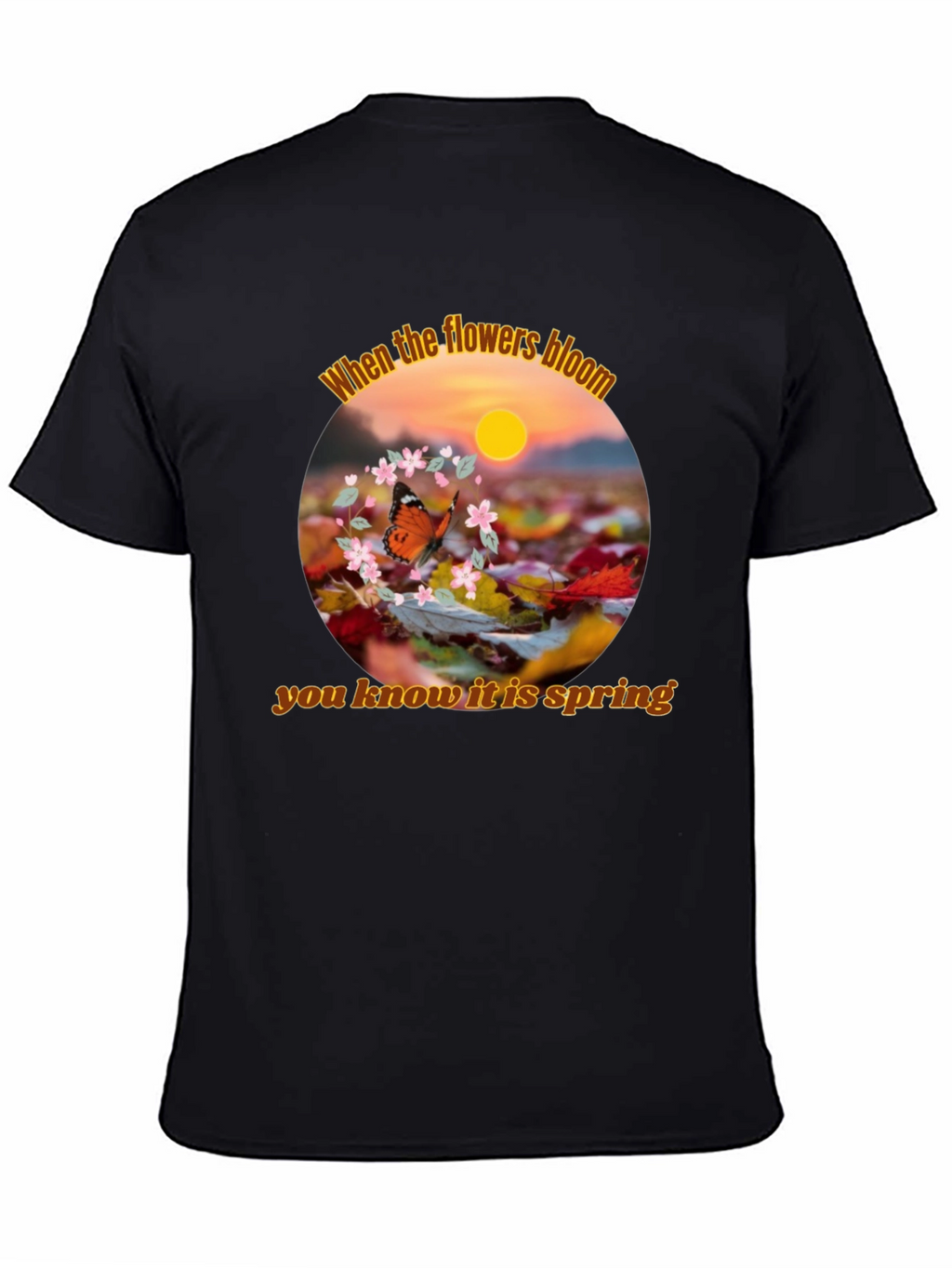 Spring Flowers Bloom Graphic T-Shirt