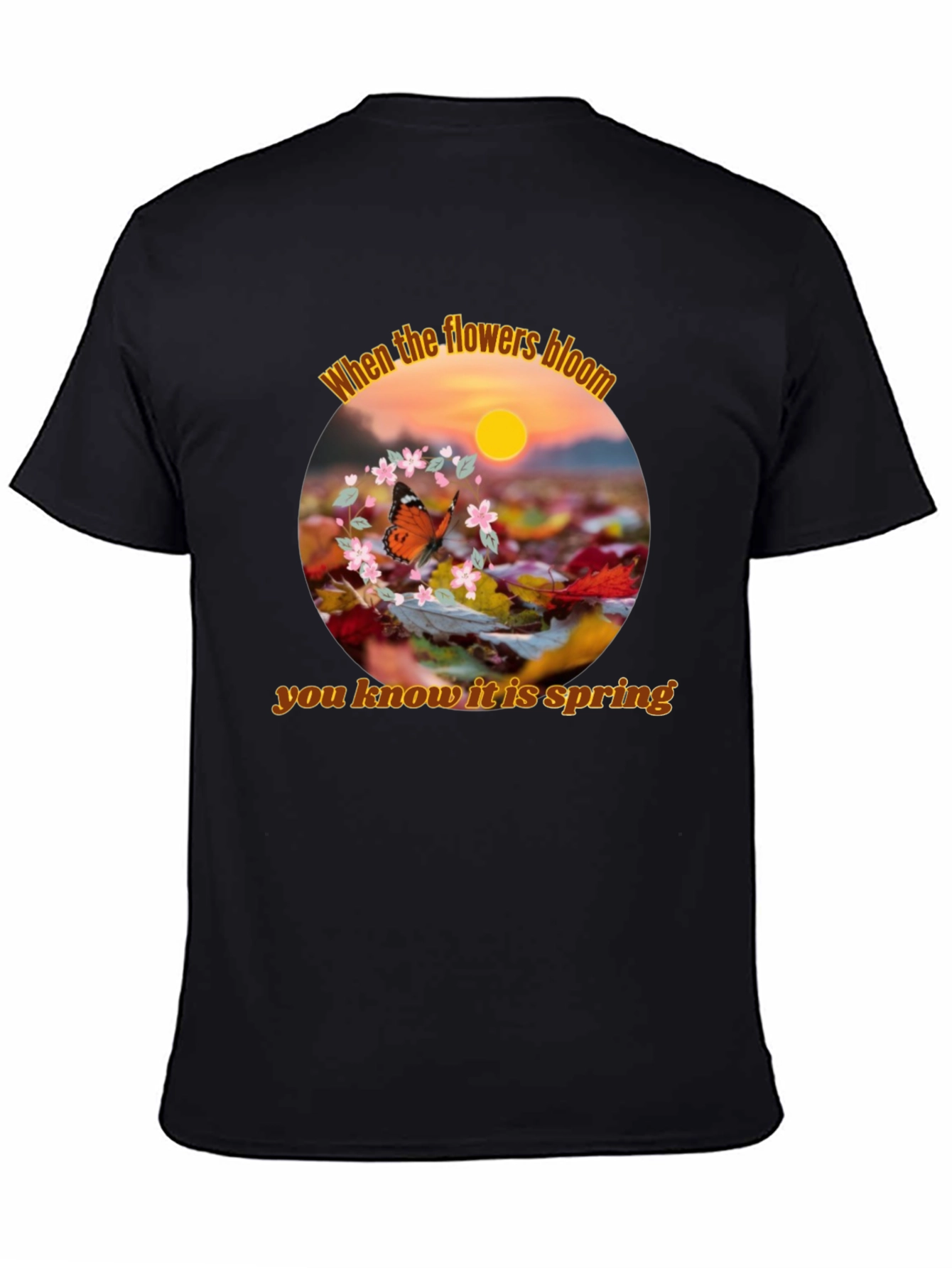 Spring Flowers Bloom Graphic T-Shirt