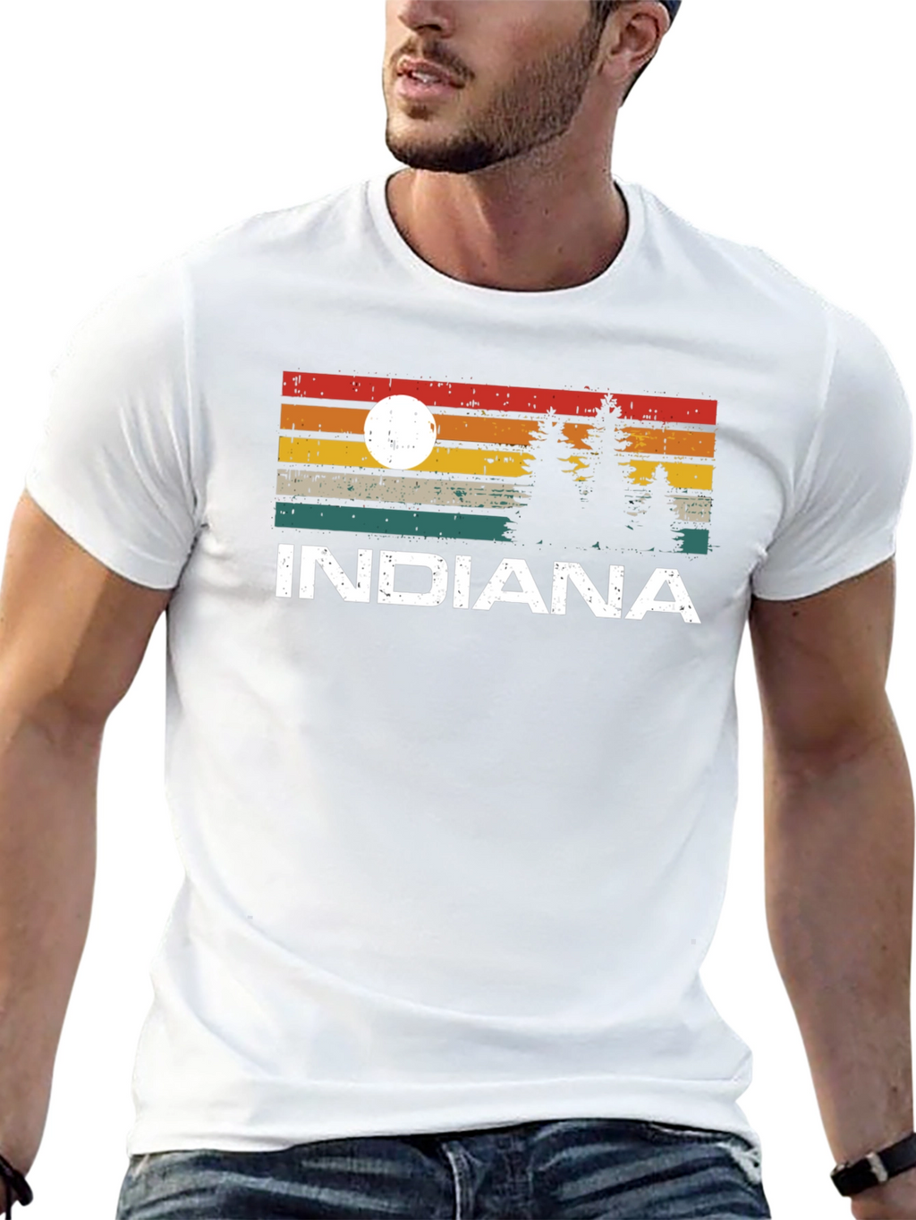 Indiana Retro Graphic T-Shirt