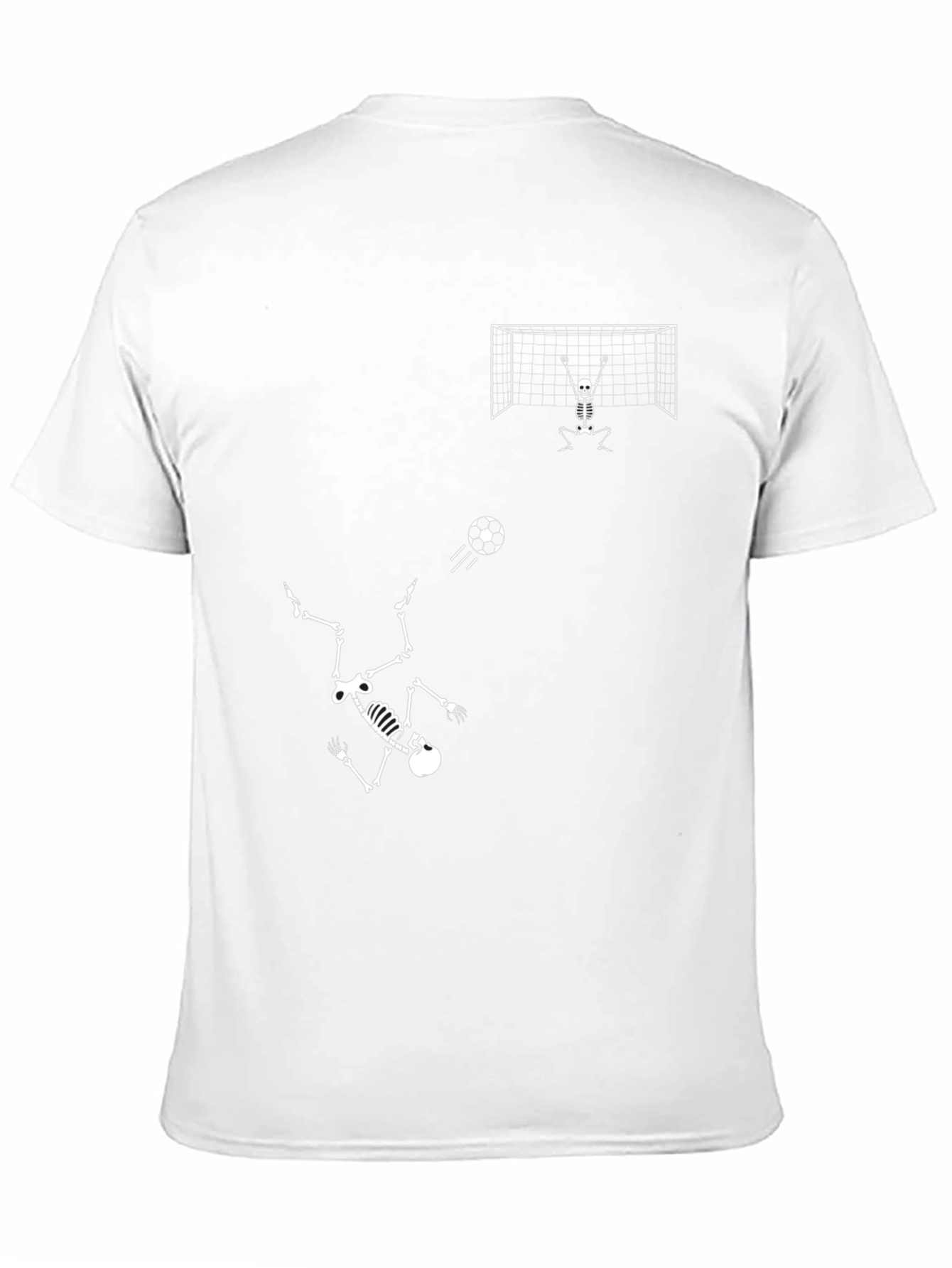 Skeleton Soccer T-Shirt - Goal Keeper
