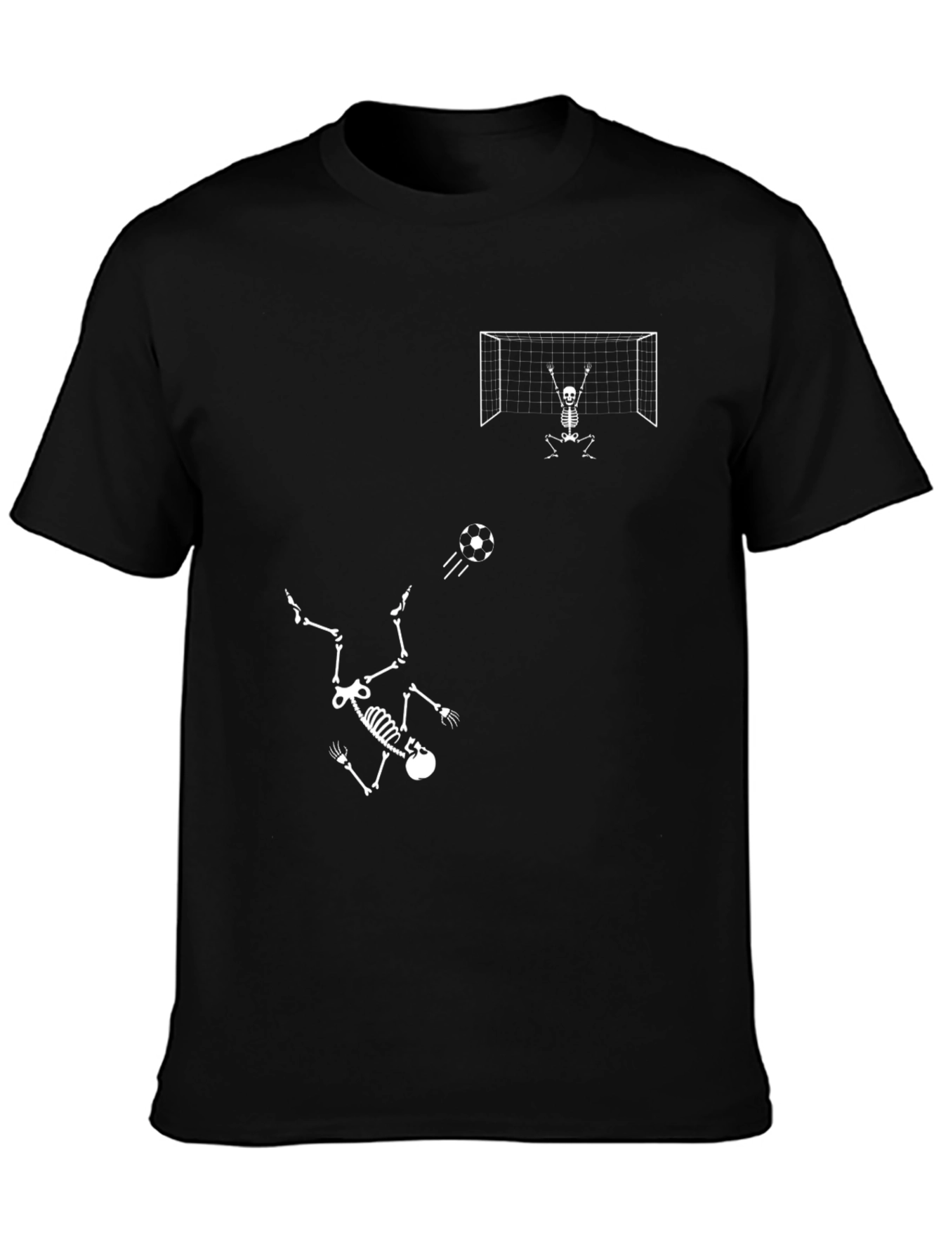 Skeleton Soccer T-Shirt - Goal Keeper