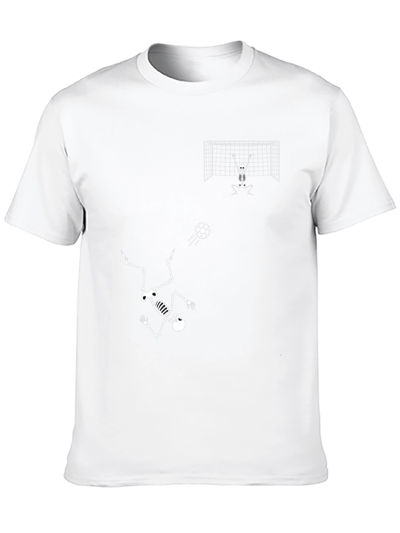Skeleton Soccer T-Shirt - Goal Keeper