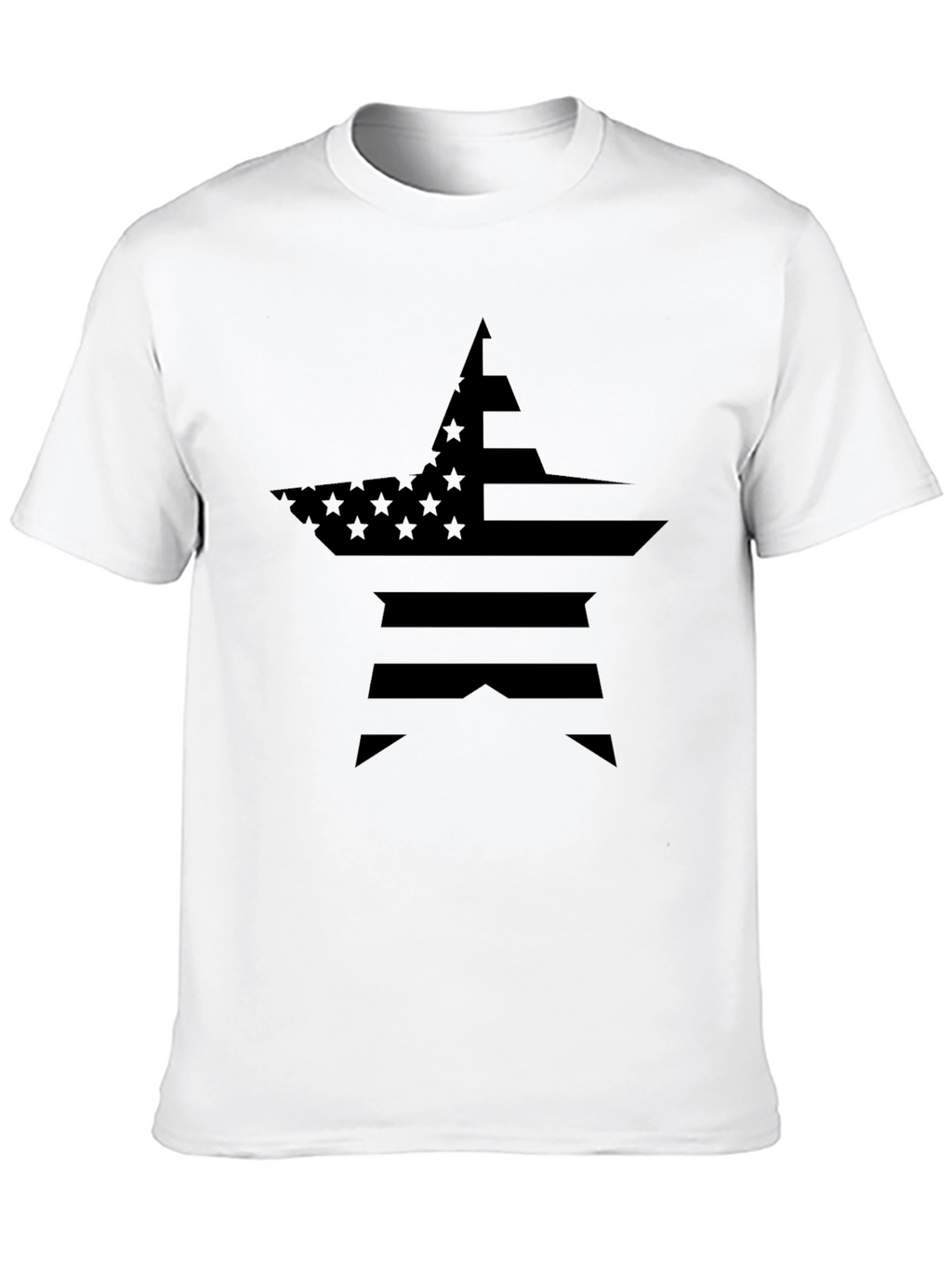 American Flag Star Graphic Tee