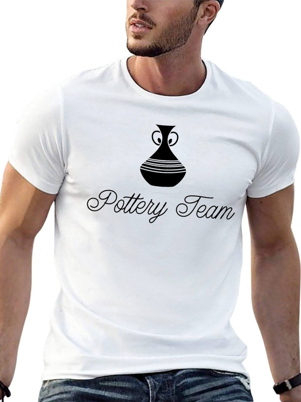 Pottery Team Black T-Shirt