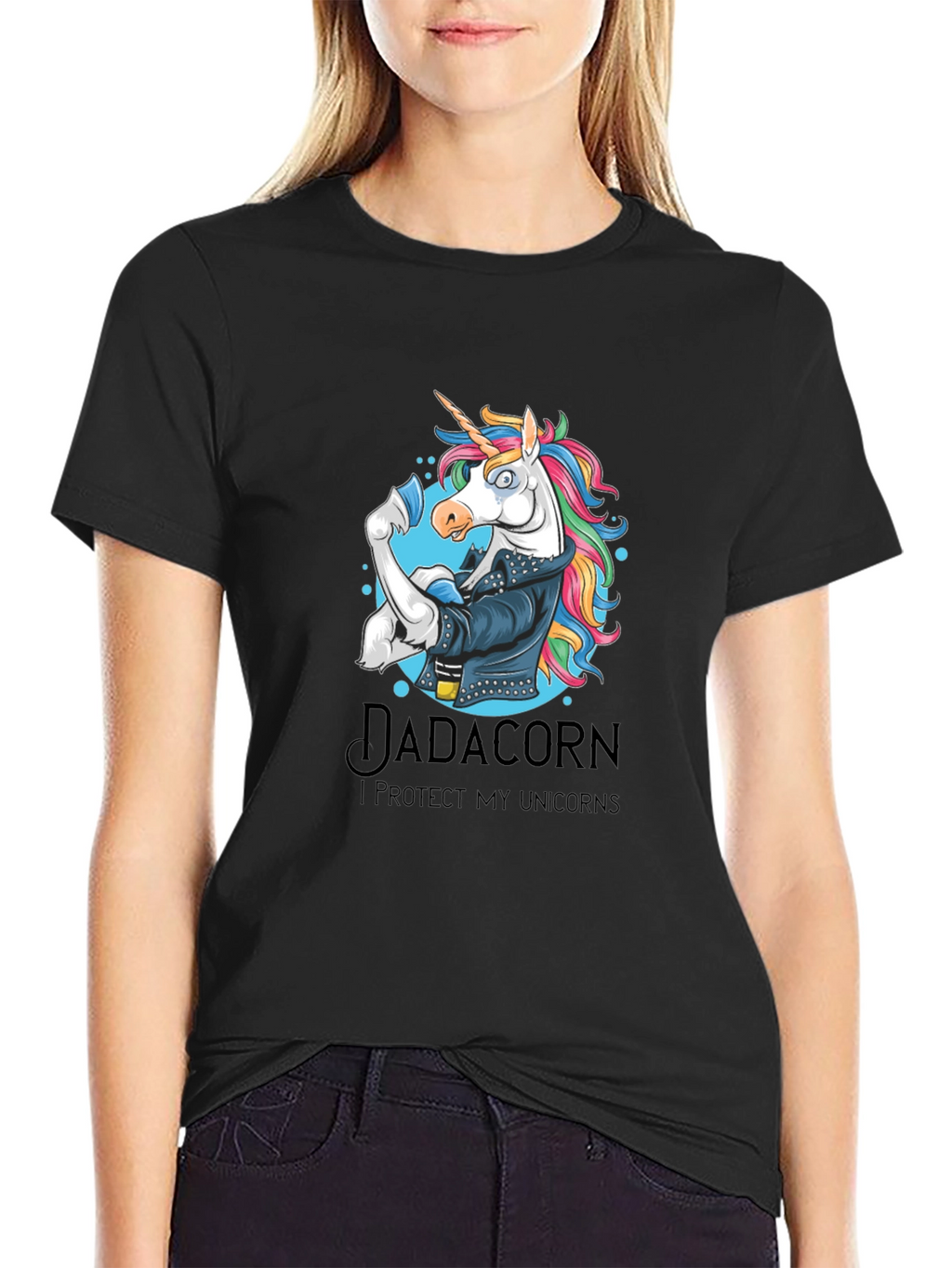 Jadacorn Unicorn Protect Graphic T-Shirt