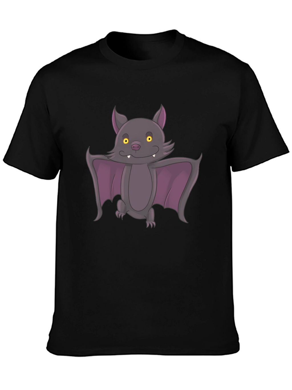Cute Bat Graphic Tee - Halloween Style!