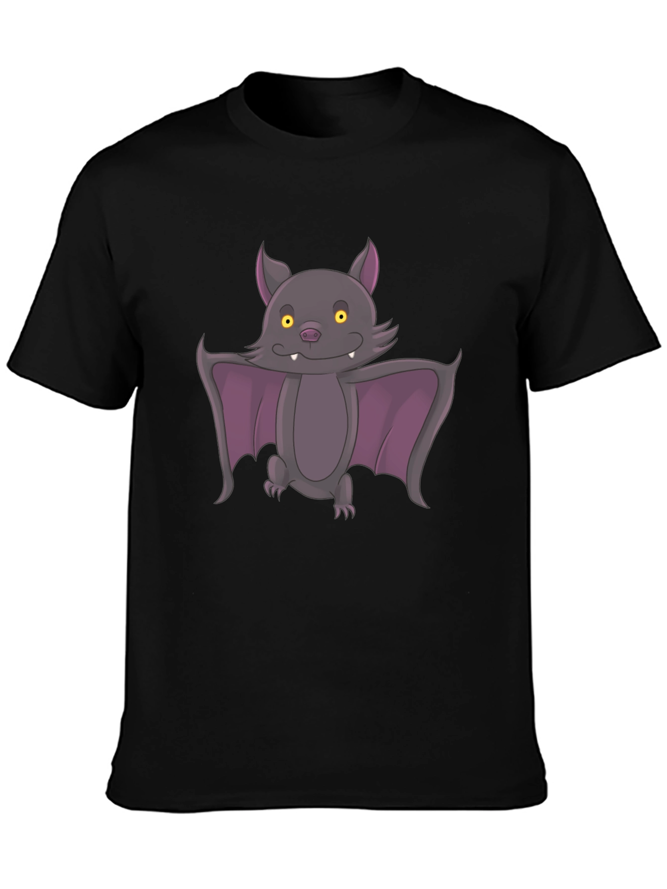 Cute Bat Graphic Tee - Halloween Style!