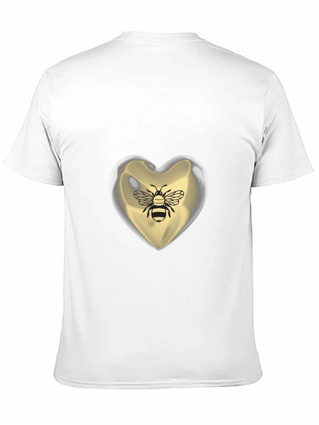 Bee Mine Heart T-Shirt - Graphic Print
