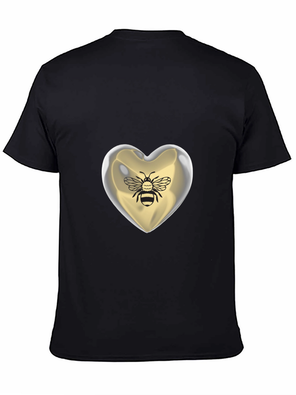 Bee Mine Heart T-Shirt - Graphic Print