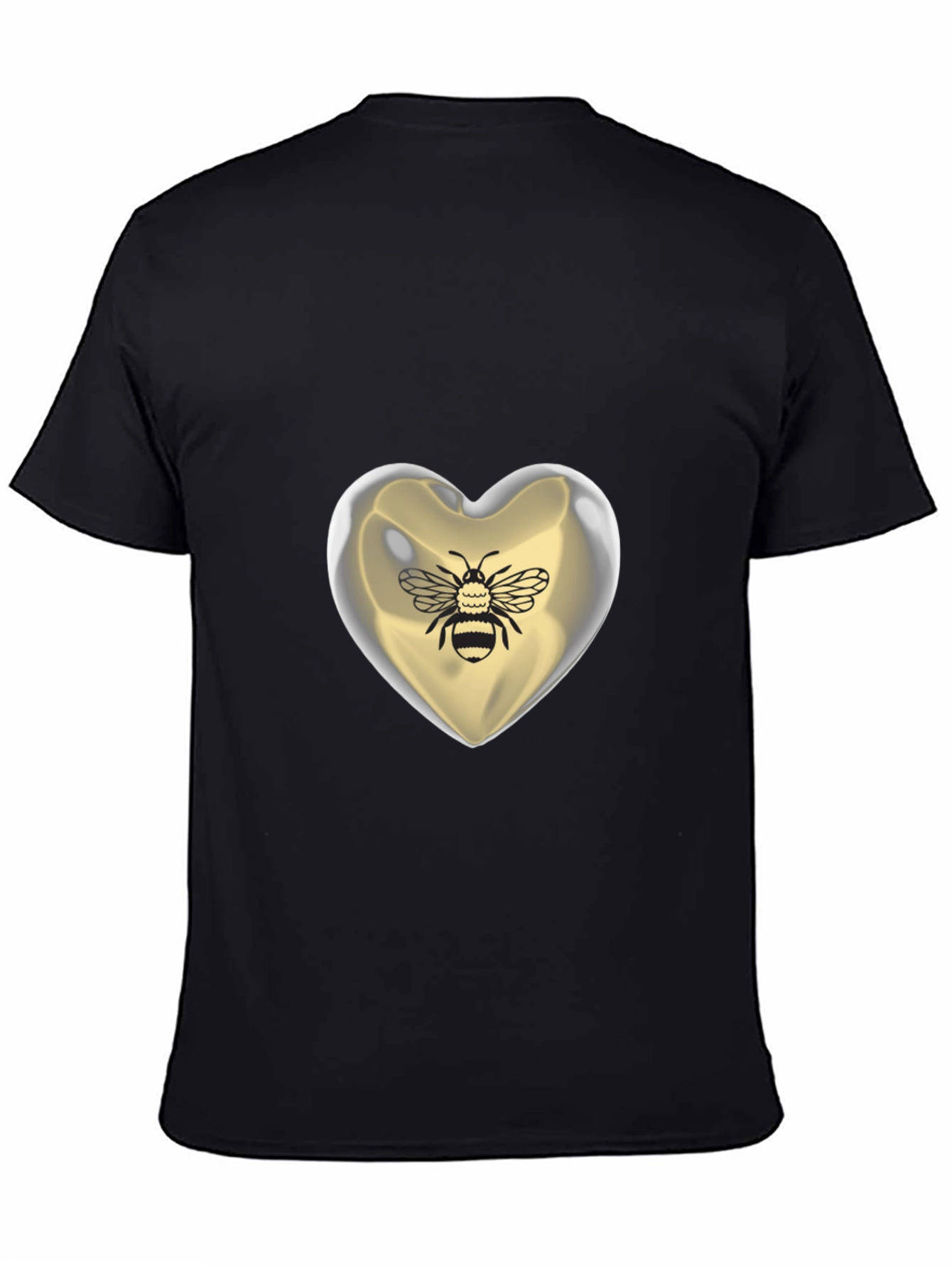 Bee Mine Heart T-Shirt - Graphic Print