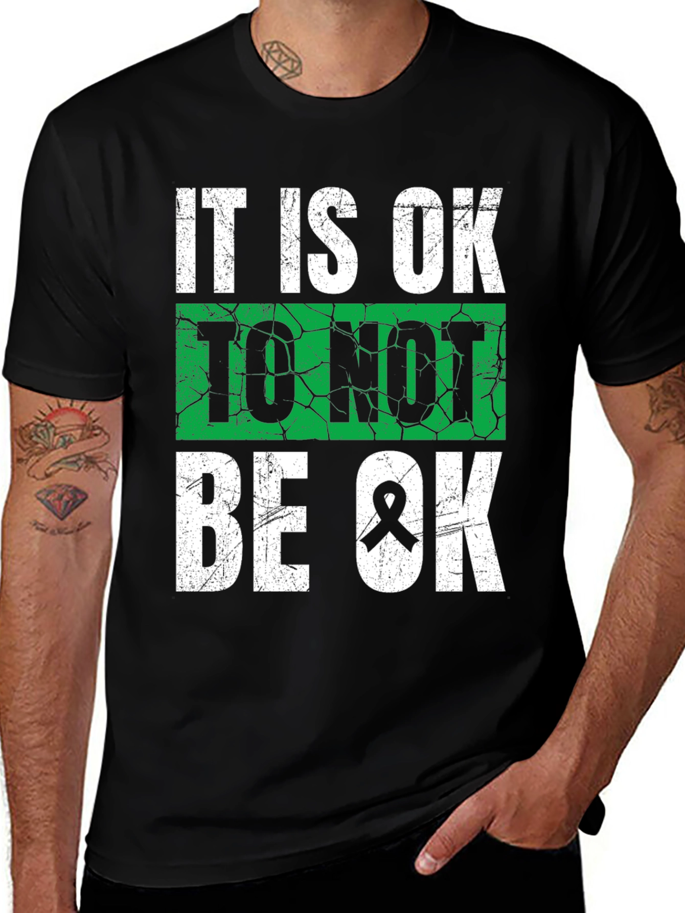 It Is Ok To Not Be Ok Mental Health Awareness T-Shirt