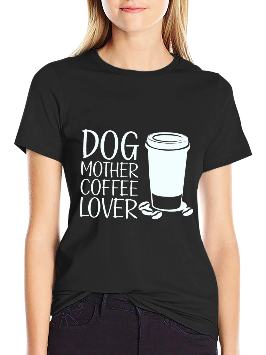 Dog Mother Coffee Lover Graphic Tee