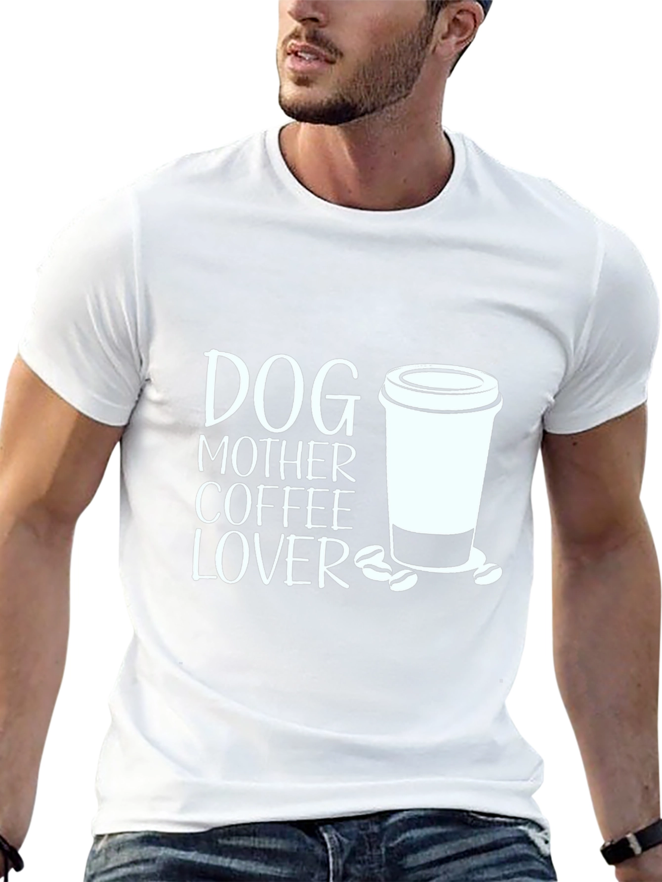 Dog Mother Coffee Lover Graphic Tee