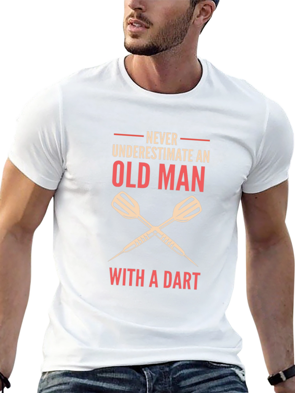 Never Underestimate Old Man T-Shirt