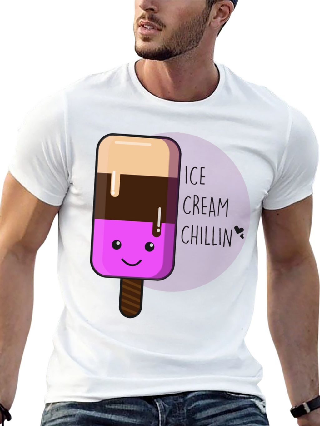 Ice Cream Chillin Graphic Tee - Stylish & Fun!