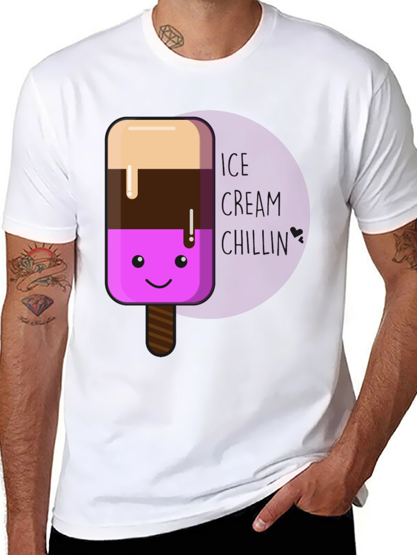 Ice Cream Chillin Graphic Tee - Stylish & Fun!