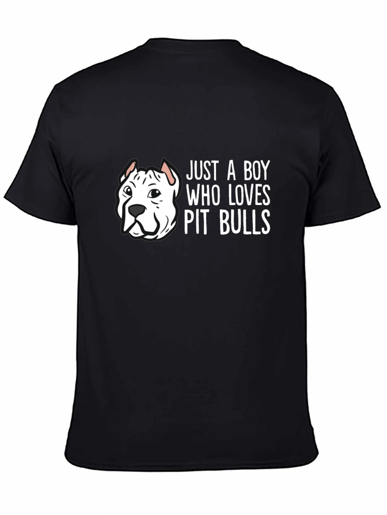 Pit Bull Lover Tee - Just a Boy Who Loves Pit Bulls