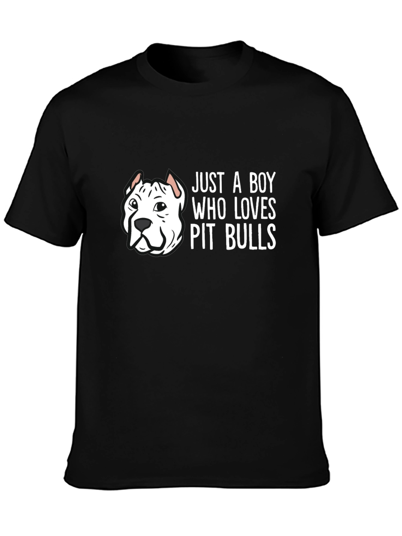 Pit Bull Lover Tee - Just a Boy Who Loves Pit Bulls