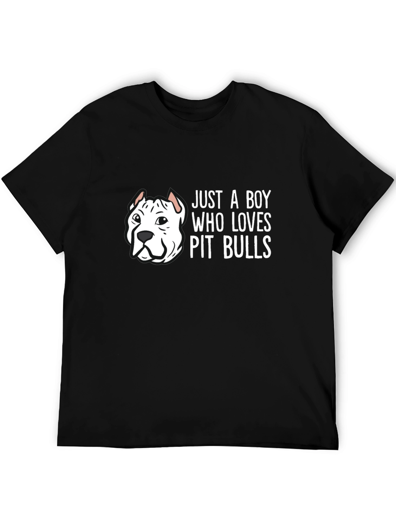 Pit Bull Lover Tee - Just a Boy Who Loves Pit Bulls