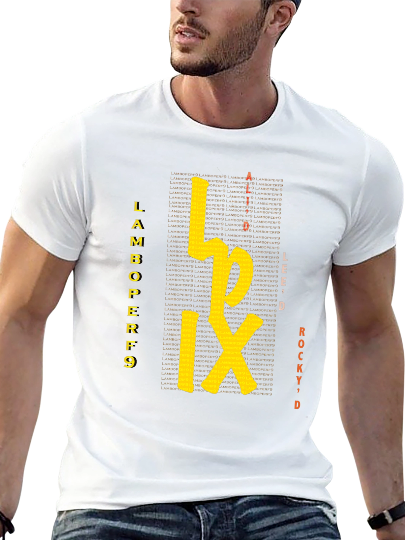 Lamboperf9 Graphic Tee - Stylish Black T-Shirt