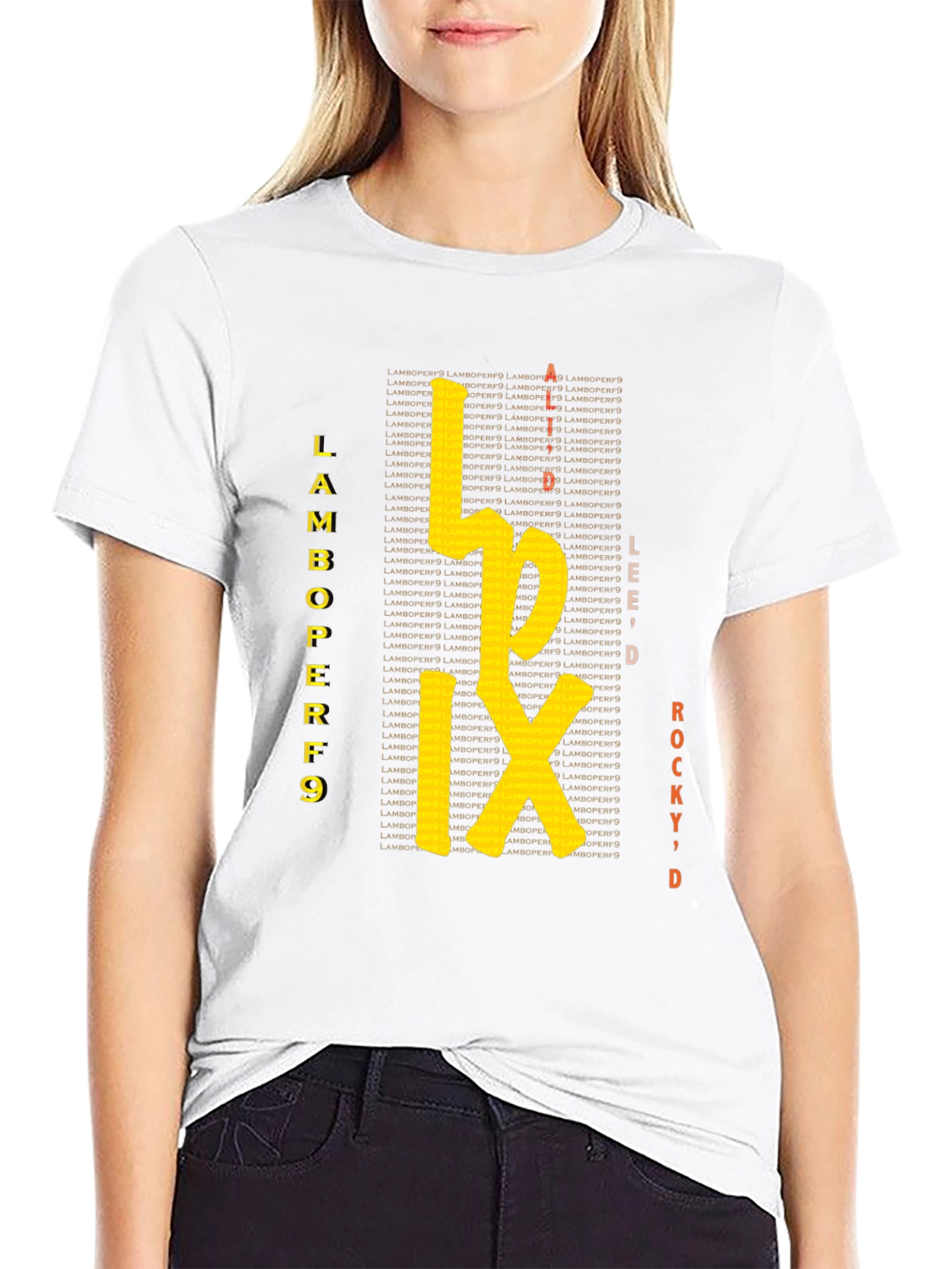 Lamboperf9 Graphic Tee - Stylish Black T-Shirt