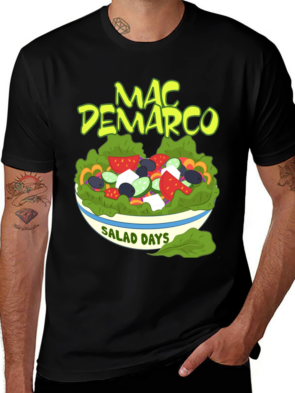 Mac Demarco Salad Days Black T-Shirt