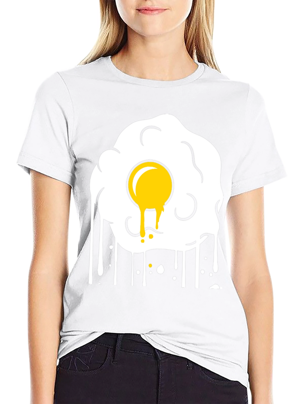 Fried Egg Graphic Tee - Sunny Side Up Style