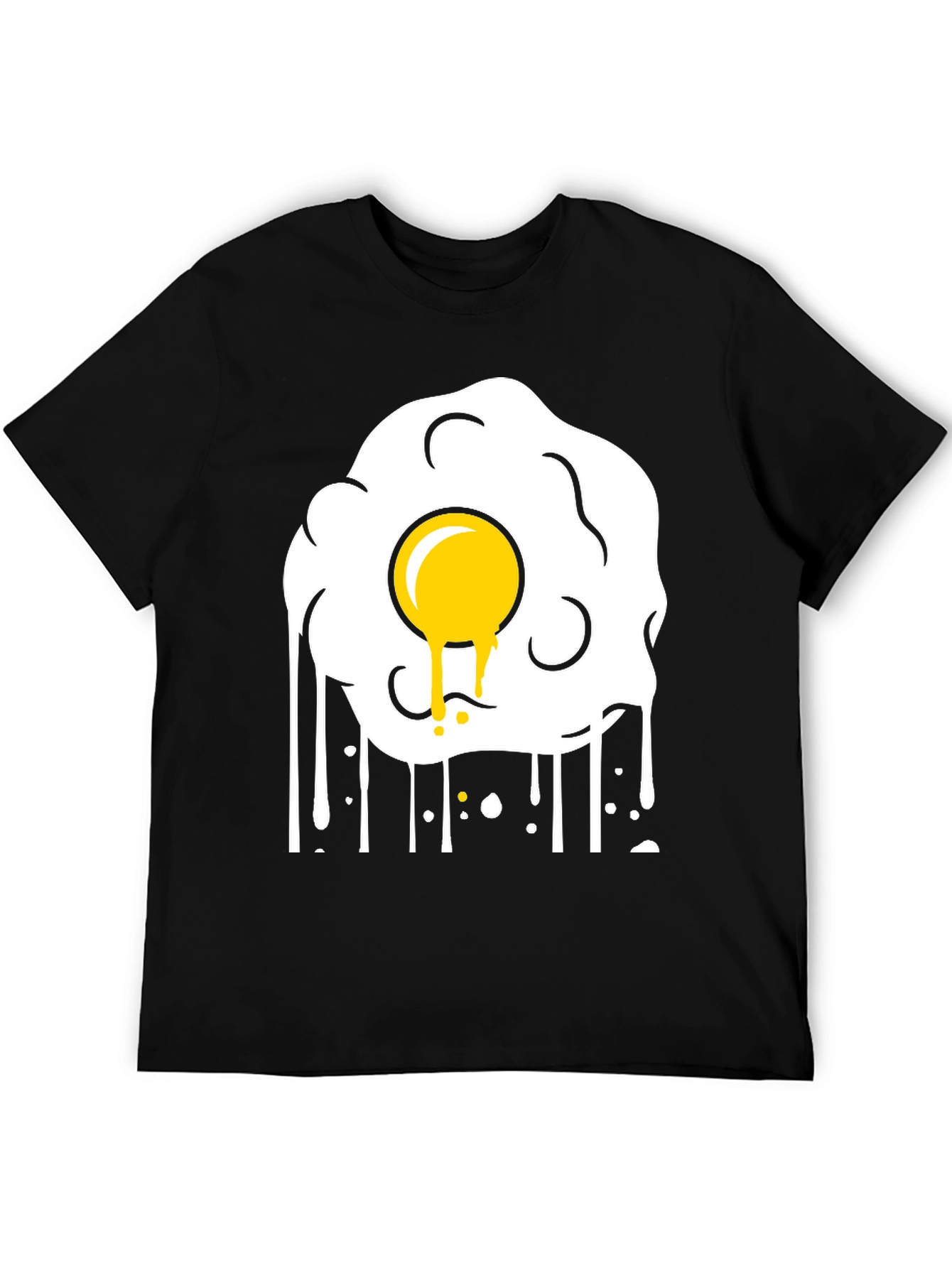 Fried Egg Graphic Tee - Sunny Side Up Style