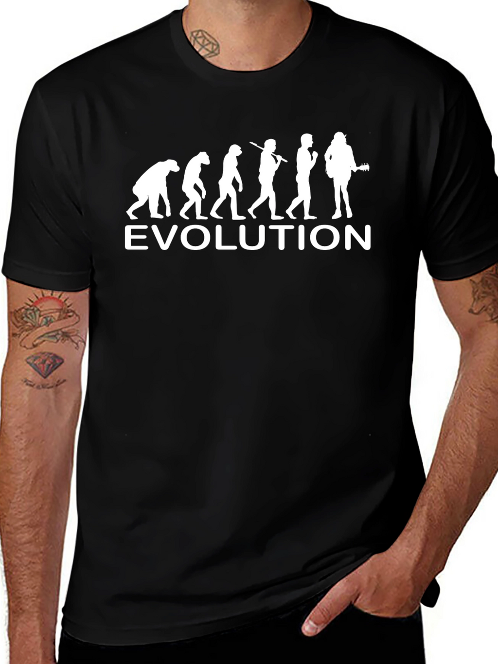 Evolution Guitarist Black T-Shirt