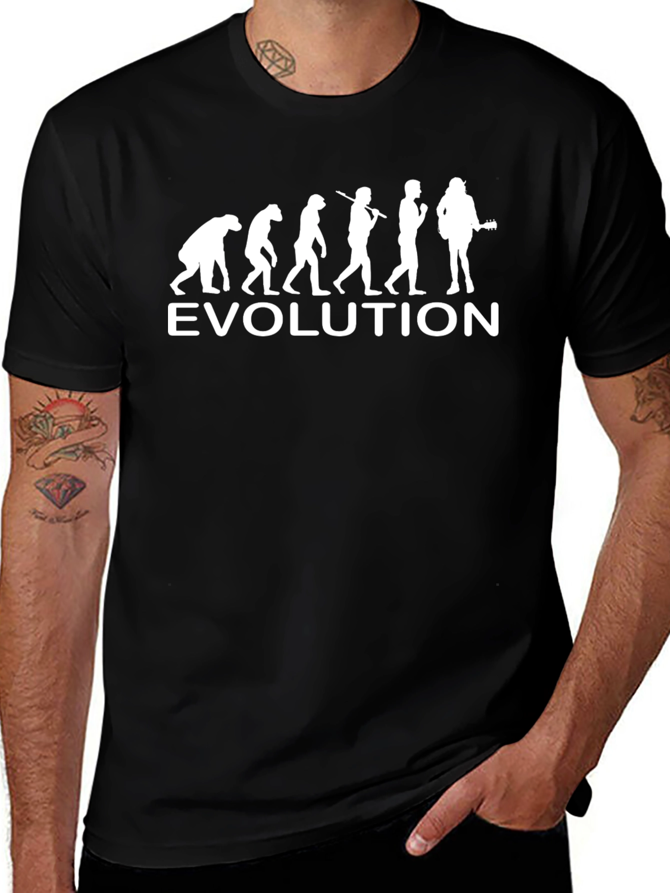 Evolution Guitarist Black T-Shirt