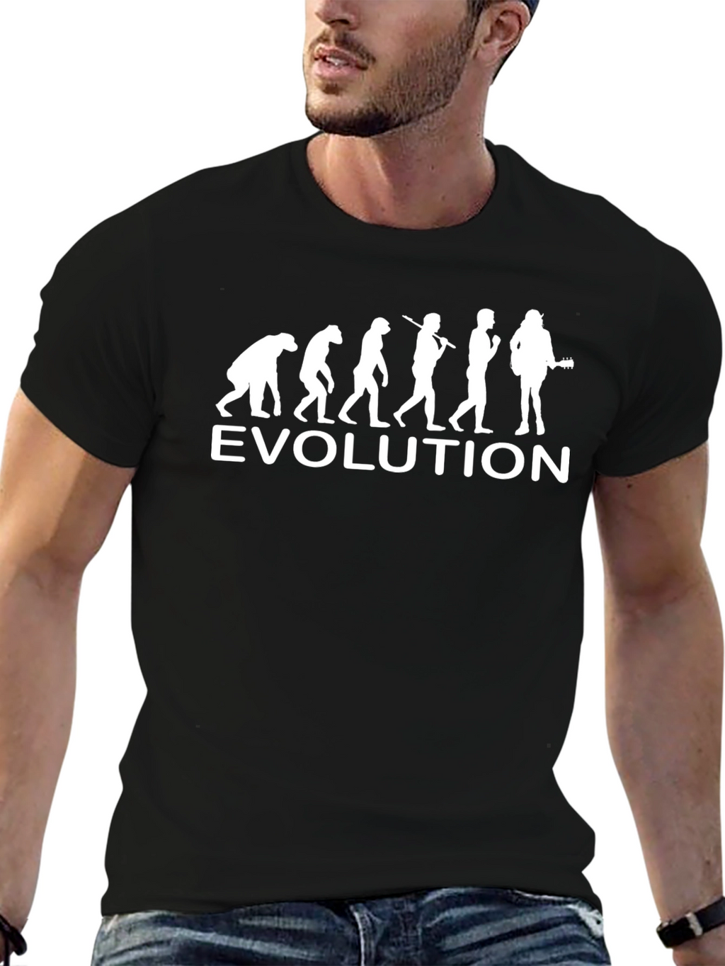 Evolution Guitarist Black T-Shirt