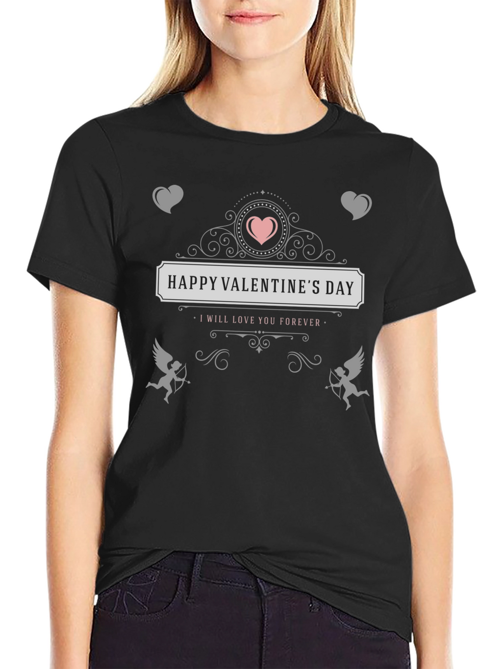 Happy Valentines Day Graphic T-Shirt
