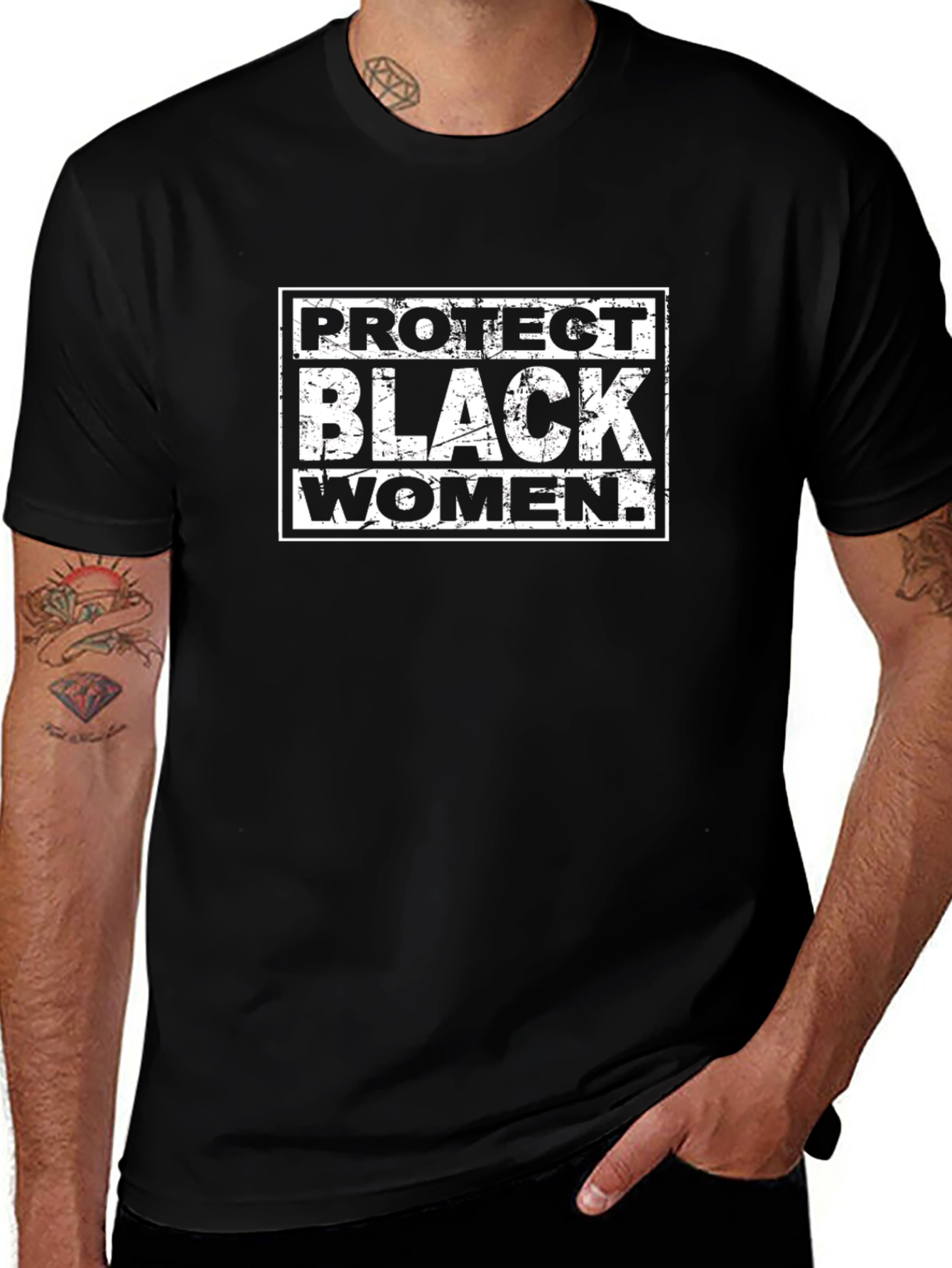Protect Black Women Graphic Tee - Black