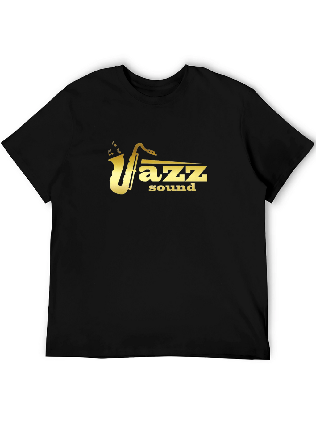 Jazz Sound Mens Black Graphic Tee