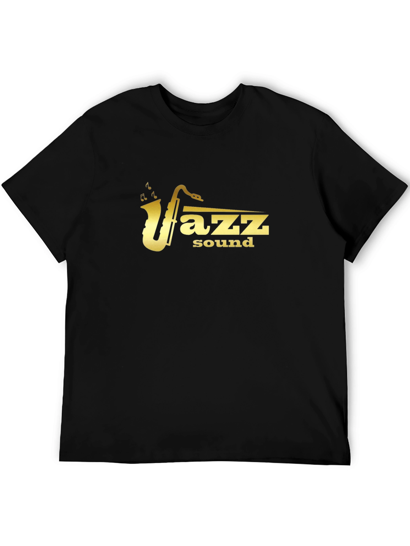 Jazz Sound Mens Black Graphic Tee
