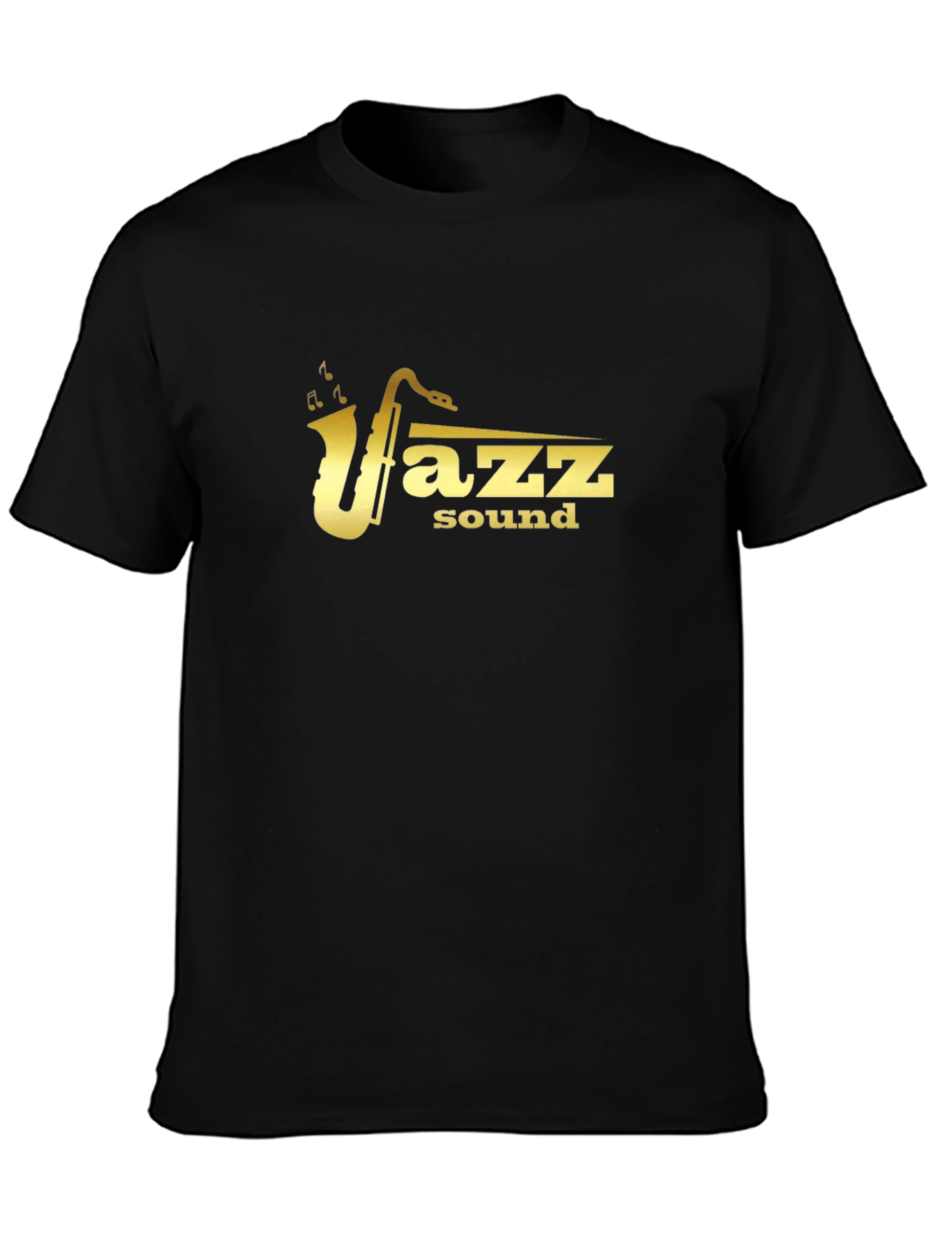 Jazz Sound Mens Black Graphic Tee