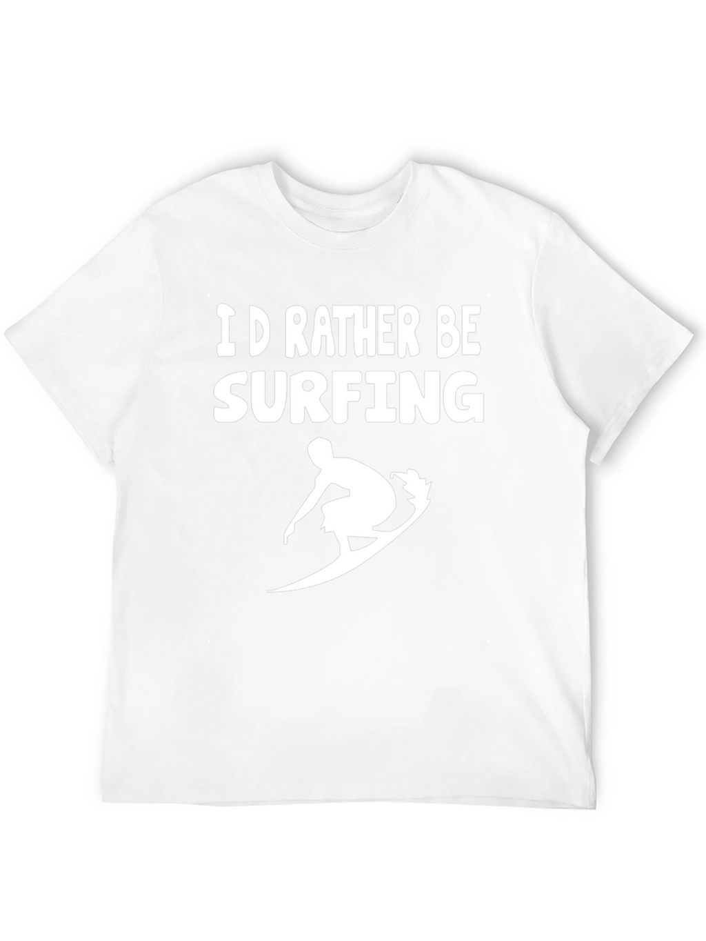 Id Rather Be Surfing T-Shirt - Black