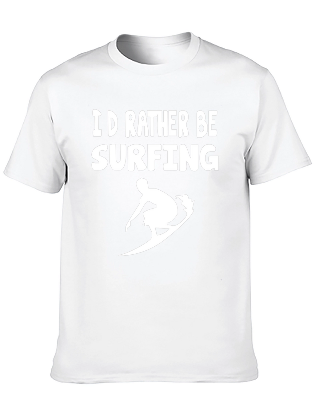 Id Rather Be Surfing T-Shirt - Black